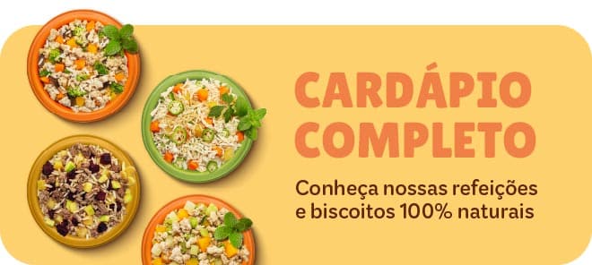Cardápio completo