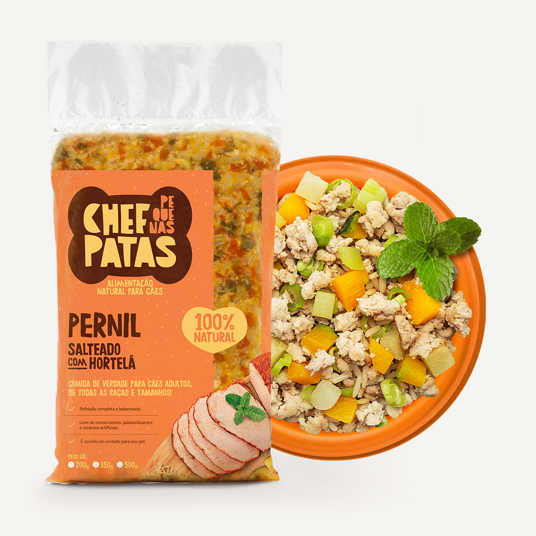 Pernil Salteado com Hortelã